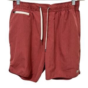 Vuori Banks Short 7” Large Redwood Linen Texture